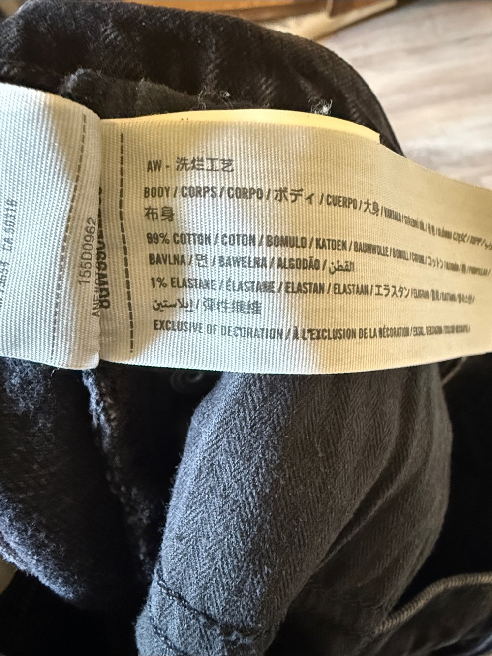Abercrombie & Fitch The Dad High Rise Crossover Black Jeans Black Size 6 - Picture 8 of 8